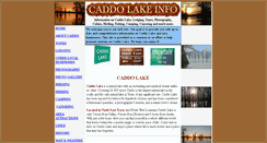 Desktop Screenshot of caddolake.info