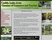 Tablet Screenshot of caddolake.org